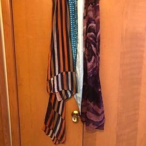 4 random scarfs. Charming Charlie.